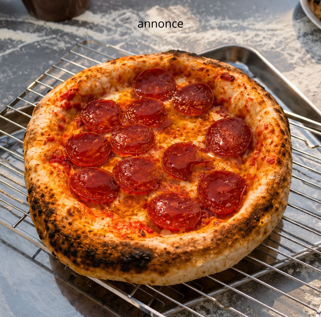 pizza med pepperoni