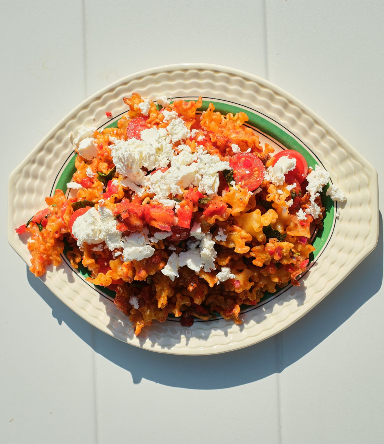 crispy pastasalat
